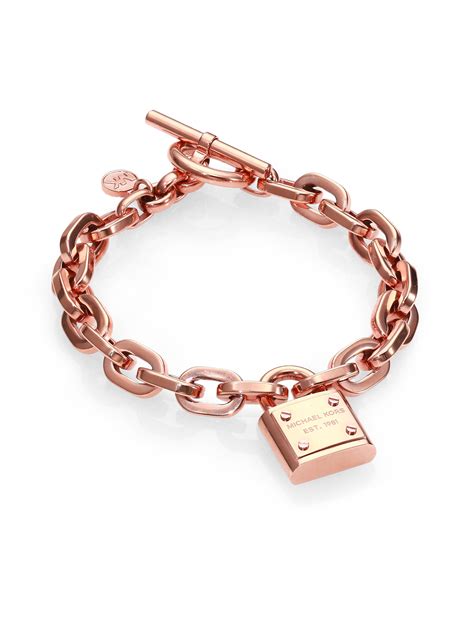 michael kors armband rosa|michael kors charm bracelet.